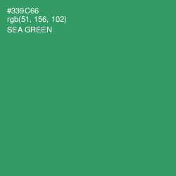 #339C66 - Sea Green Color Image